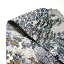 画像をギャラリービューアに読み込む, 雲波草花に家屋模様【短】