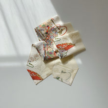 画像をギャラリービューアに読み込む, 暈し御所車に花模様総柄地紋【長】