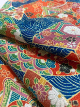 画像をギャラリービューアに読み込む, 地紙古典波模様【タックラップスカート】