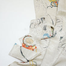 画像をギャラリービューアに読み込む, 鼓に枝梅模様【ギャザーラップスカート】