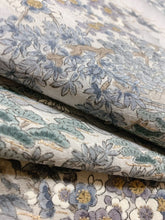 画像をギャラリービューアに読み込む, 雲波草花に家屋模様【L】(地紋あり)