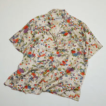 画像をギャラリービューアに読み込む, 尾長鶏に蝶花模様【M】(地紋あり)