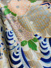 画像をギャラリービューアに読み込む, 青海波牡丹菊・藤模様【タックラップスカート】