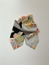 画像をギャラリービューアに読み込む, 裂取に扇古典草花模様 【長】