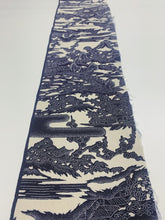 画像をギャラリービューアに読み込む, ヱ霧に家屋草花模様【S】(地紋なし)