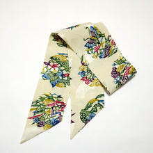 画像をギャラリービューアに読み込む, 蝶に鹿花鳥模様【短】