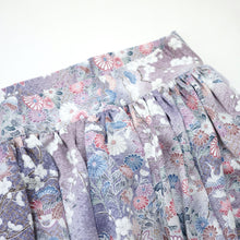 画像をギャラリービューアに読み込む, 鶴に梅菊楓模様暈し【ギャザーラップスカート】