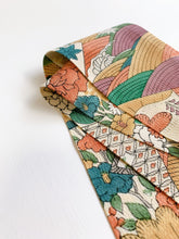 画像をギャラリービューアに読み込む, 色紙に花鳥古典模様③【短】