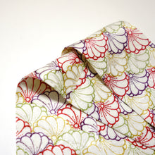 画像をギャラリービューアに読み込む, 菊青海波模様【短】