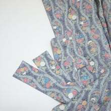 画像をギャラリービューアに読み込む, 立涌に椿梅秋草模様【ギャザーラップスカート】