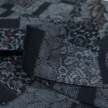 画像をギャラリービューアに読み込む, 色紙に家屋風景模様織り出し西陣紬【シュッケニ】