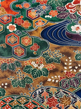 画像をギャラリービューアに読み込む, 流水に花古典柄模様【シュッケニ】