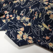 画像をギャラリービューアに読み込む, 流水に御所車・菊牡丹模様【シュッケニ】