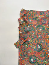 画像をギャラリービューアに読み込む, 絵皿に家屋・花鳥模様