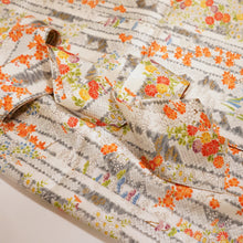 画像をギャラリービューアに読み込む, 縦模様草花点地紋【シュッケニ】