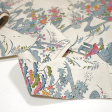 画像をギャラリービューアに読み込む, 家屋に草花模様【シュッケニ】