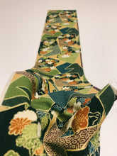 画像をギャラリービューアに読み込む, 色紙に花・古典柄上代紬