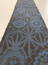 画像をギャラリービューアに読み込む, 麻の葉に華紋織り出し本場泥大島紬着物5マルキ【L】