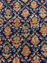 画像をギャラリービューアに読み込む, 斜め格子に花模様【S】