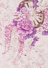 画像をギャラリービューアに読み込む, 藤梅に大花車模様総地紋【タックタイプ】