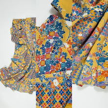 画像をギャラリービューアに読み込む, 雪輪模様に古典柄【ギャザータイプ】