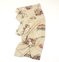 画像をギャラリービューアに読み込む, 雲に流水・草花模様総雲地紋【シュッケニ】