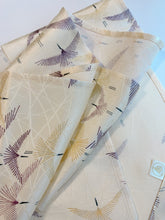 画像をギャラリービューアに読み込む, 抽象鳥模様総地紋【長】