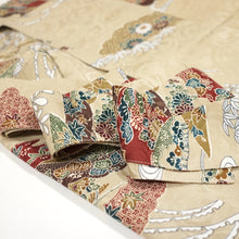 画像をギャラリービューアに読み込む, 雲に流水・草花模様総雲地紋【シュッケニ】