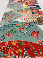 画像をギャラリービューアに読み込む, 地紙に花古典柄模様