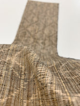 画像をギャラリービューアに読み込む, 幾何学模様織り出し手織り紬着物【L】