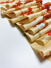 画像をギャラリービューアに読み込む, 梅に紅葉・疋田模様総流水地紋【タックタイプ】