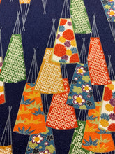 画像をギャラリービューアに読み込む, 扇面に疋田・草花模様【シュッケニ】