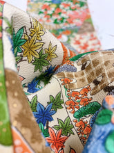 画像をギャラリービューアに読み込む, 裂取りに草花模様