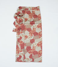 画像をギャラリービューアに読み込む, 石畳に花・古典柄総地紋【シュッケニ】