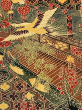 画像をギャラリービューアに読み込む, 屋敷に花鳥模様【化繊】【L】