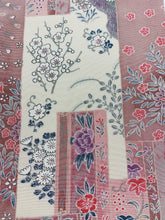 画像をギャラリービューアに読み込む, 短冊に枝梅・牡丹・菊模様【シュッケニ】