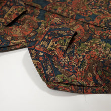 画像をギャラリービューアに読み込む, 絵皿に花模様縦縞地紋【シュッケニ】