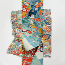 画像をギャラリービューアに読み込む, 地紙に花古典柄模様