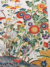 画像をギャラリービューアに読み込む, 波に草花・鼓模様【シュッケニ】