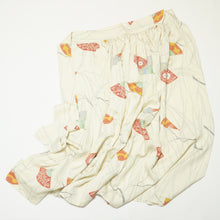 画像をギャラリービューアに読み込む, 扇に楓・梅・枝垂れ模様【ギャザーラップ・再販】