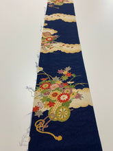 画像をギャラリービューアに読み込む, 雲に花車模様総地紋【シュッケニ】