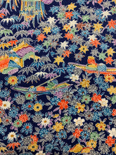 画像をギャラリービューアに読み込む, 流水に梅笹菊荻模様【M】