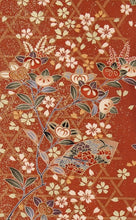 画像をギャラリービューアに読み込む, 地紙に橘模様籠目地【タックタイプ】