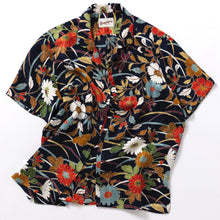 画像をギャラリービューアに読み込む, 藤地紋に総草花模様【M】