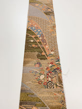 画像をギャラリービューアに読み込む, 総金彩の古典柄・御所車模様【シュッケニ】