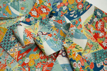 画像をギャラリービューアに読み込む, 地紙に花古典柄模様