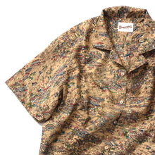 画像をギャラリービューアに読み込む, 屋敷に御所車松竹梅模様手織り紬【L】