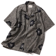 画像をギャラリービューアに読み込む, 花模様織り出し手織り真綿紬【M】