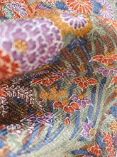 画像をギャラリービューアに読み込む, 総綾地紋に草花模様【シュッケニ】