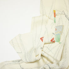 画像をギャラリービューアに読み込む, 扇に楓・梅・枝垂れ模様【ギャザーラップ・再販】